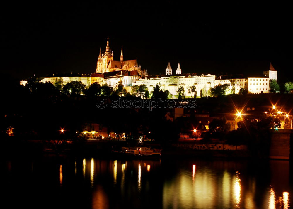 Similar – Prag bei Nacht Fluss