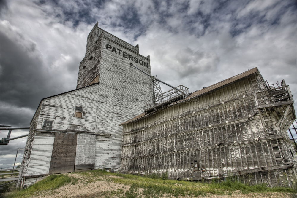 Similar – Image, Stock Photo silo Outskirts Deserted