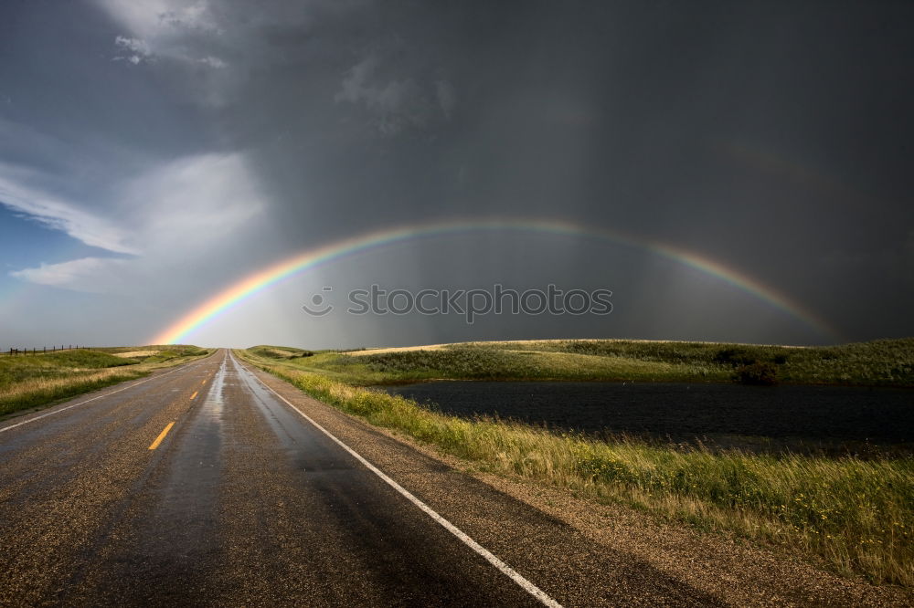 Similar – Image, Stock Photo somewhere under the rainbow