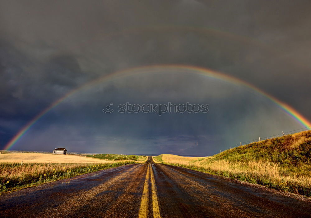 Similar – Image, Stock Photo somewhere under the rainbow