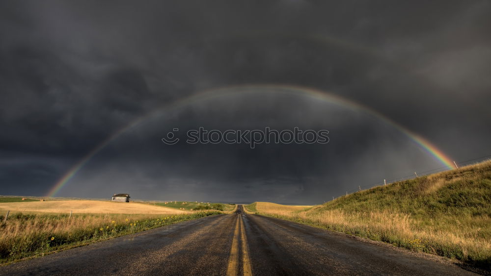 Image, Stock Photo somewhere under the rainbow