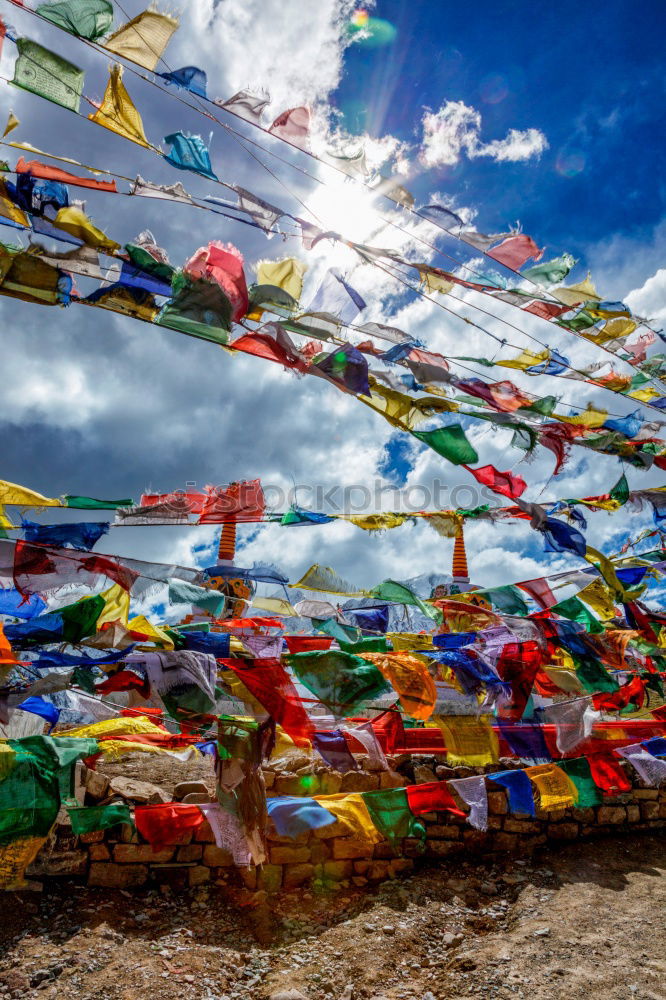 Similar – Image, Stock Photo prayer flags Tourism