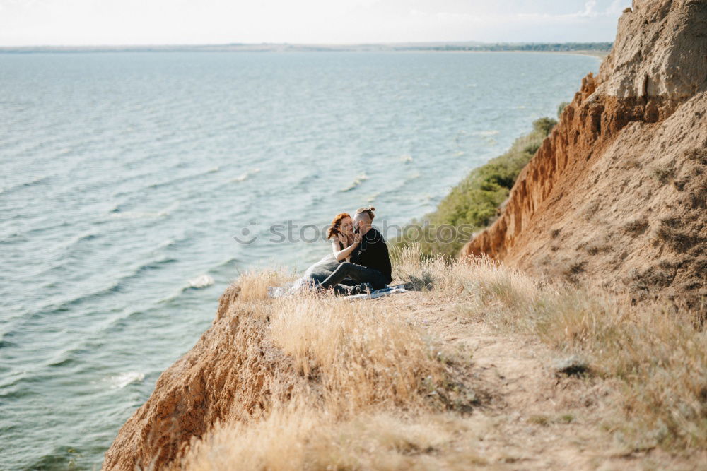 Similar – Image, Stock Photo Sitting, Waiting, Wishing