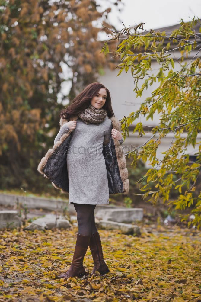 Similar – Image, Stock Photo Enjoy Pregnant Nature