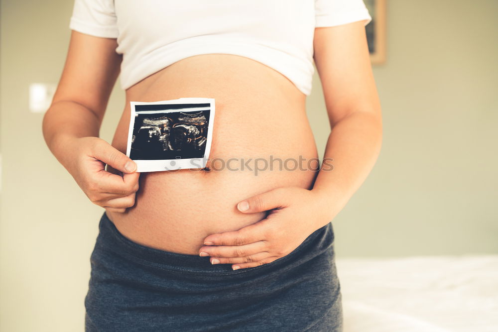 Similar – Image, Stock Photo pregnant woman sitting on the bench