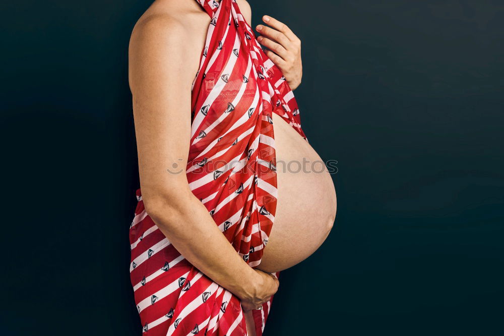 Similar – Image, Stock Photo Pregnant women to the window.