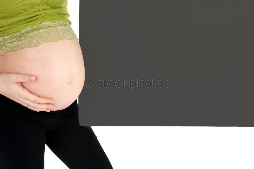 Similar – Image, Stock Photo Pregnant woman exercising at home sitting on the fitball