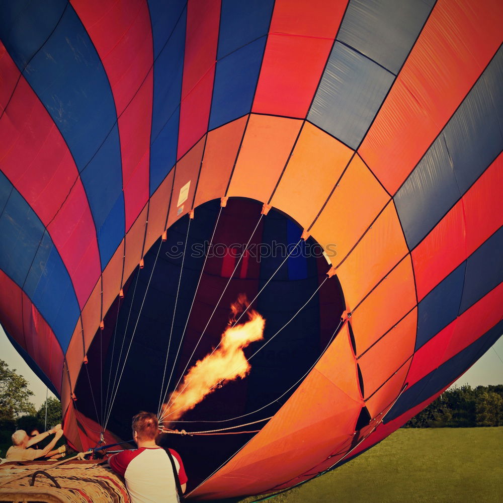 Similar – Ballonfahrt fahren rot