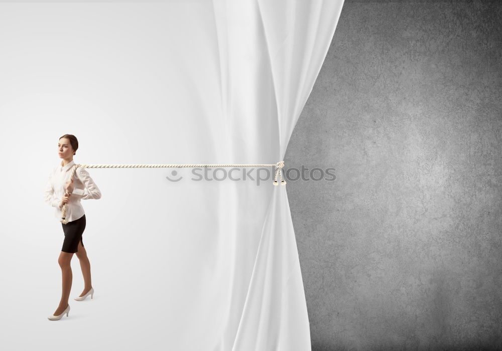 Similar – Image, Stock Photo mind the gap Human being