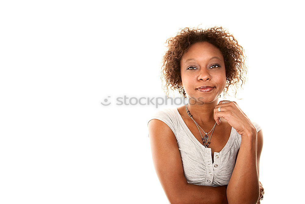 Similar – Image, Stock Photo portrait of a beautiful afro american woman