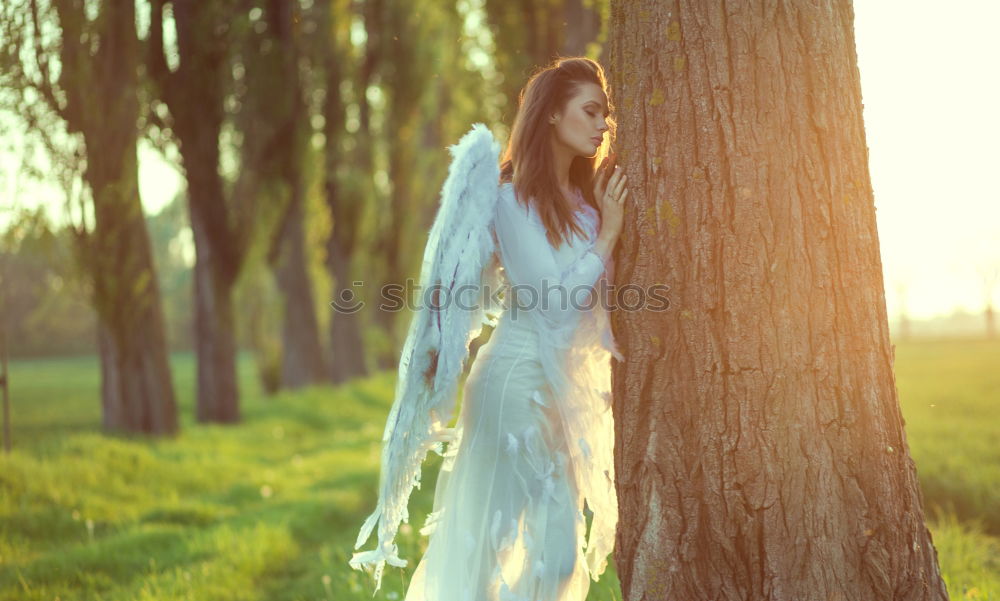 Similar – Image, Stock Photo forest Child Girl Infancy