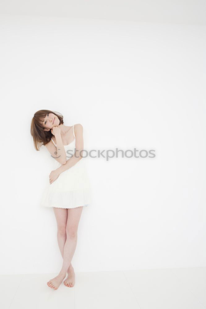 Similar – Image, Stock Photo Studio portrait of a little girl