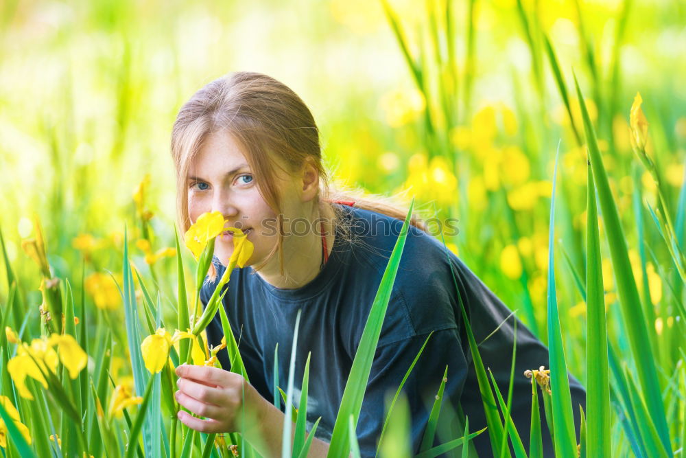 Similar – Autumn portrait Feminine