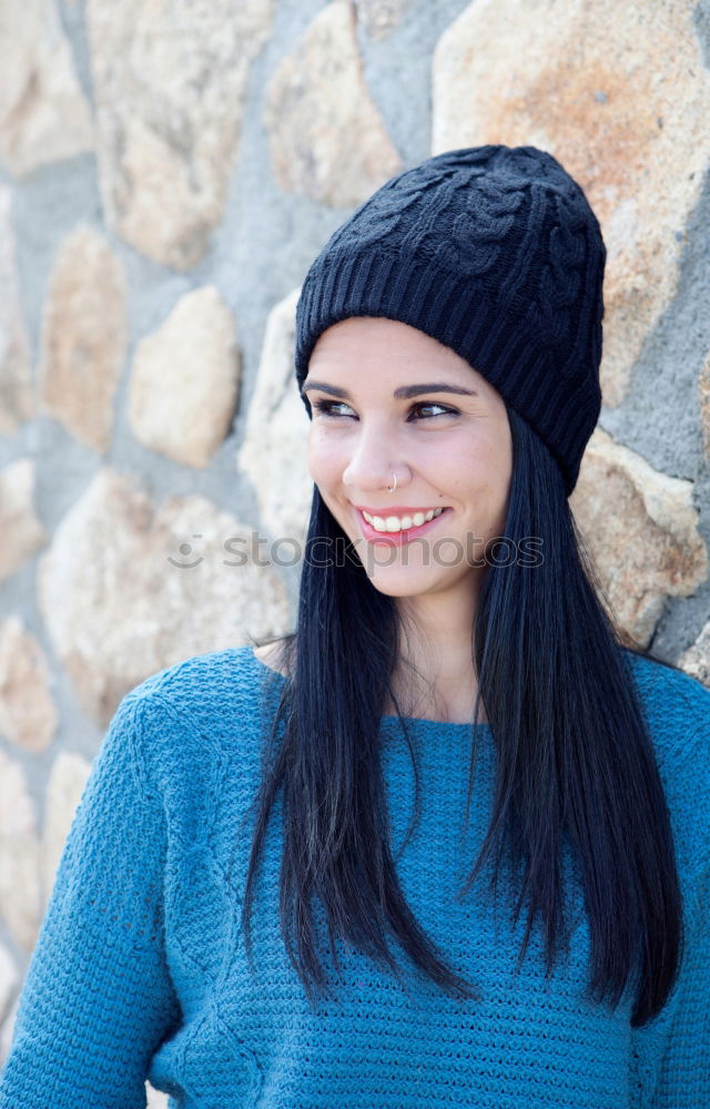 Similar – Image, Stock Photo Pretty brunette woman