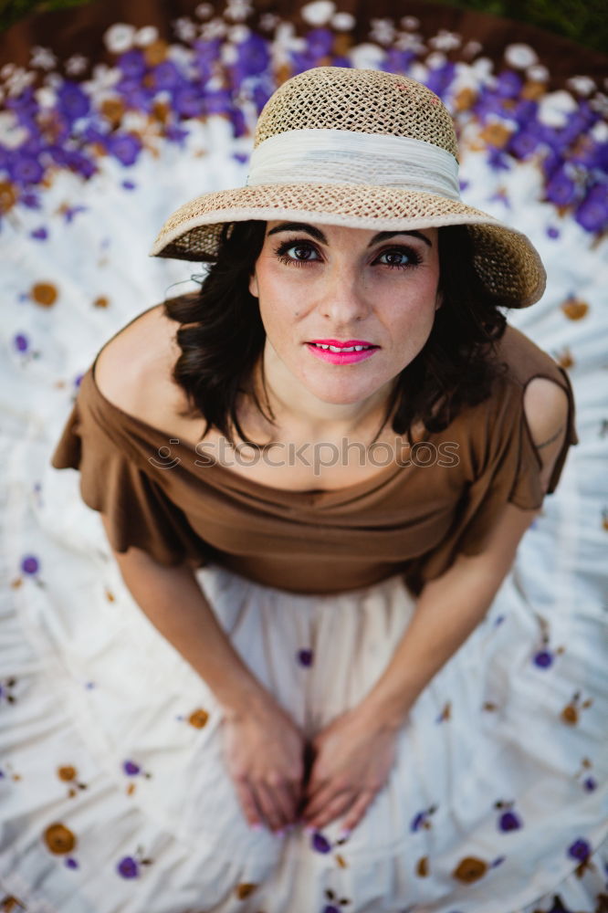 Similar – Image, Stock Photo Pretty brunette woman