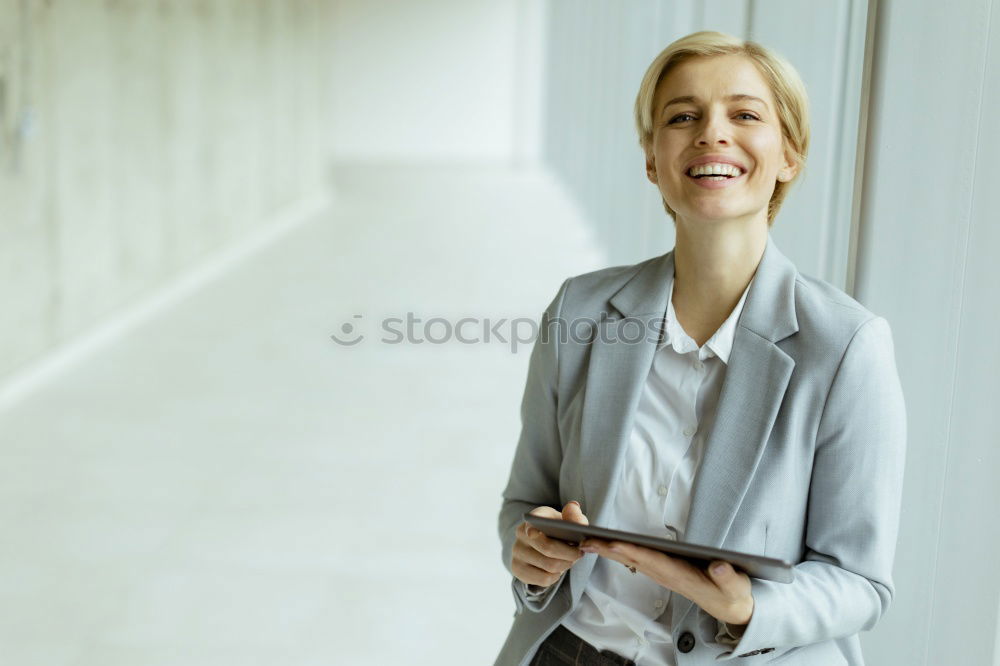 Similar – Image, Stock Photo young blonde businesswoman