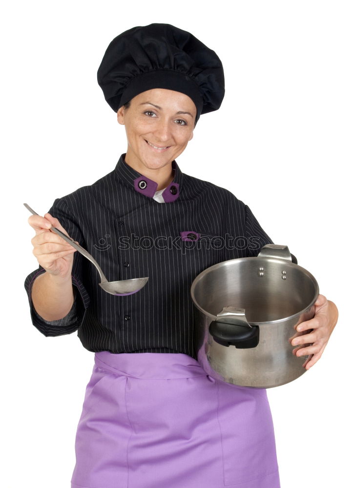 Similar – Woman Looking inside a Trash Can