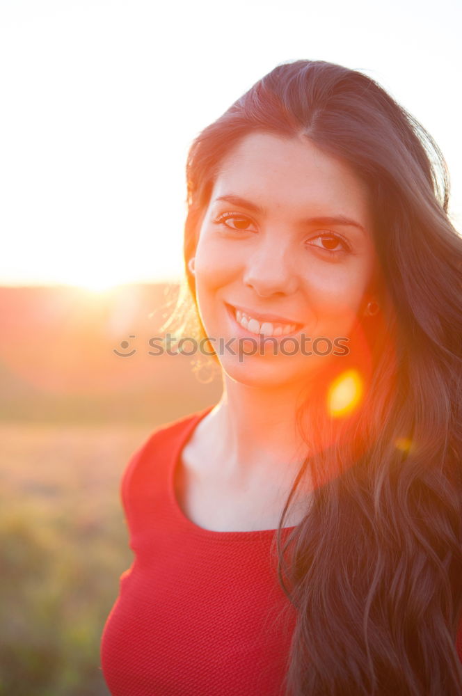 Similar – Image, Stock Photo pretty smile Beautiful