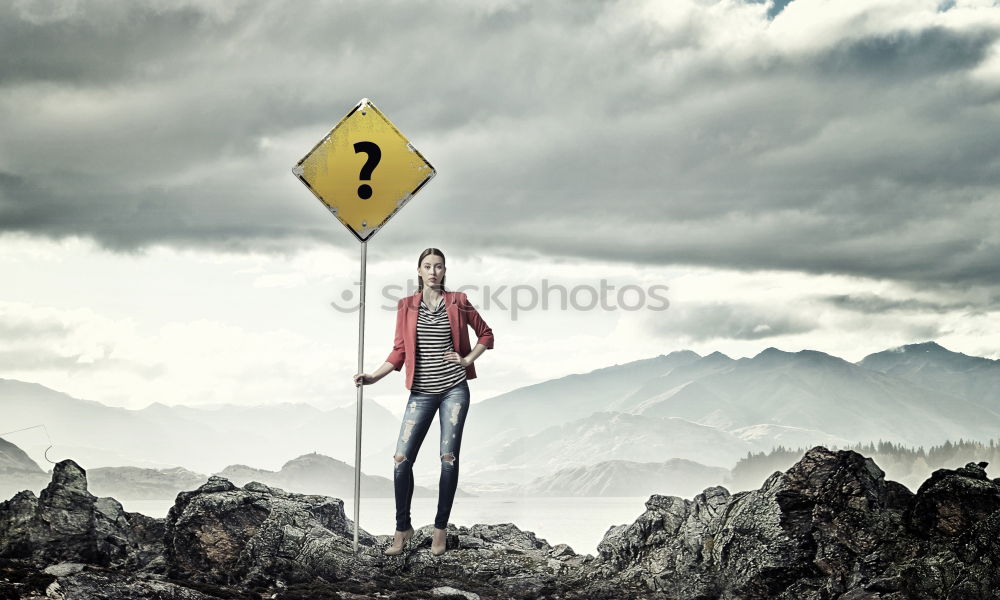 Similar – Image, Stock Photo Signpost at the Timmelsjoch | E5