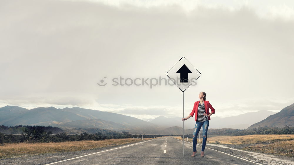 Similar – Image, Stock Photo Signpost at the Timmelsjoch | E5