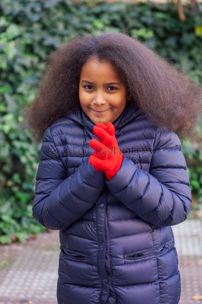 Similar – Image, Stock Photo Pretty girl with long afro hair