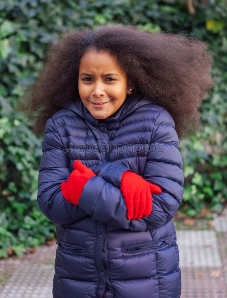 Similar – Image, Stock Photo Pretty girl with long afro hair
