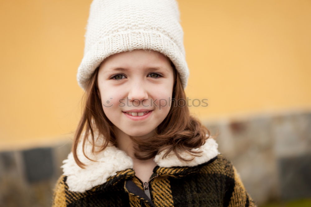 Similar – Image, Stock Photo Pretty girl in a park at winter