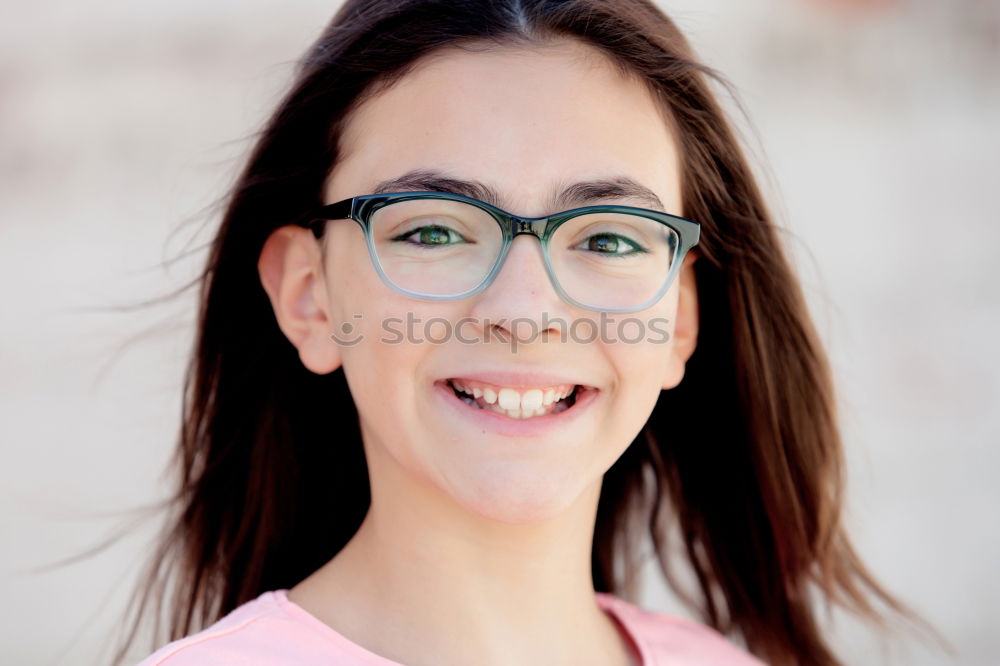 Similar – Adorable preteen girl