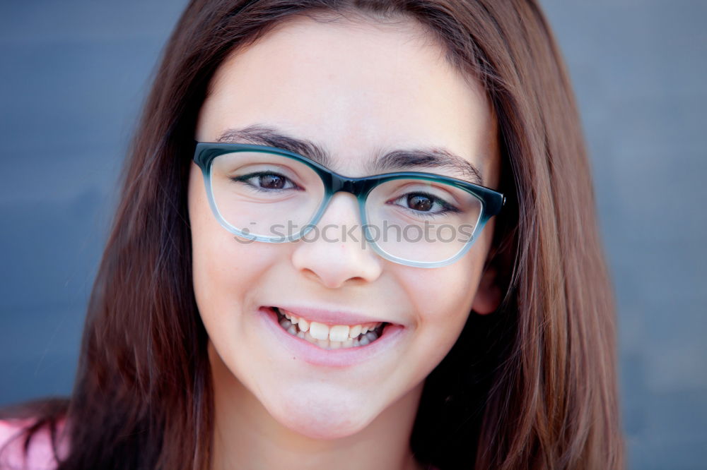 Similar – Adorable preteen girl