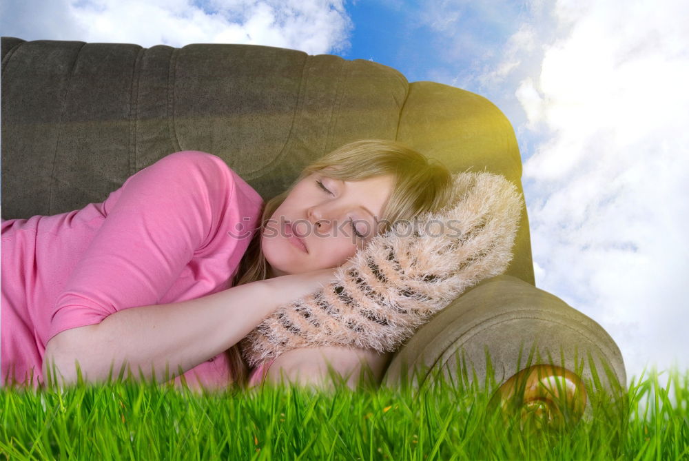 Similar – Image, Stock Photo AST 9 | Flower of the Orient: An unknown beautiful woman with blue eyes lies on a sofa