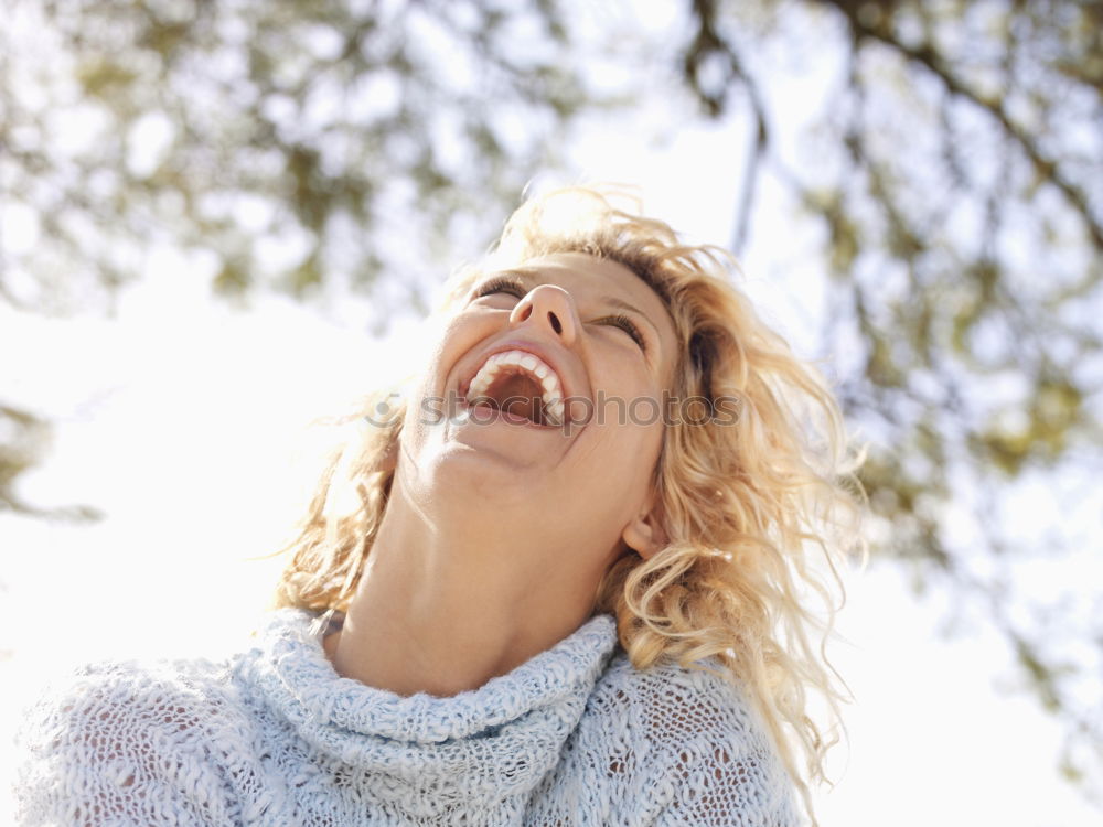 Similar – Image, Stock Photo Young blonde girl with beautiful blue eyes.