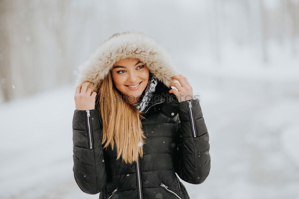 Image, Stock Photo winter happiness 2