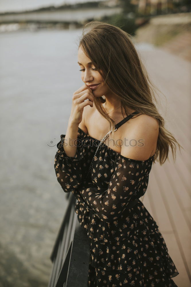 Similar – Image, Stock Photo Girl at English Bay Beach in Vancouver, BC, Canada