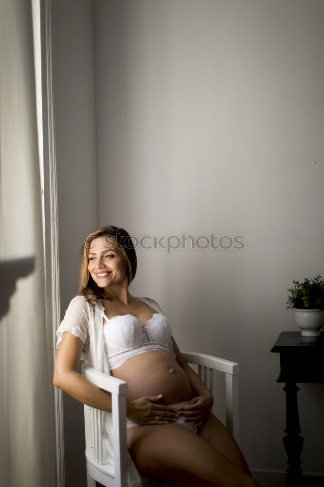 Similar – Image, Stock Photo Lovely Baiba expecting