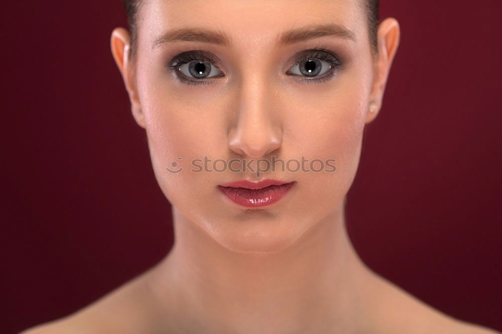 Similar – Image, Stock Photo 020 Young woman