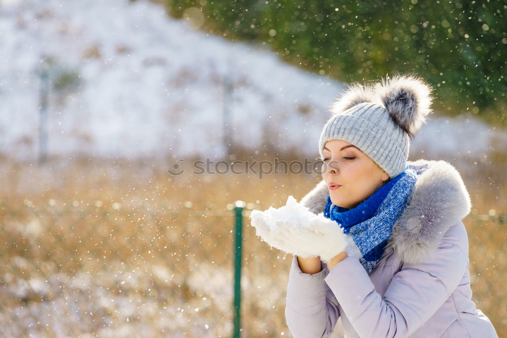 Similar – Image, Stock Photo Boy during the trip in the wintertime