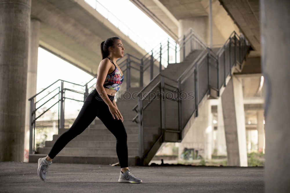 Similar – Image, Stock Photo Runner and tunnel