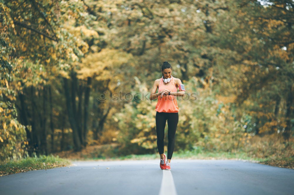 Similar – Image, Stock Photo young runner man by the mountain