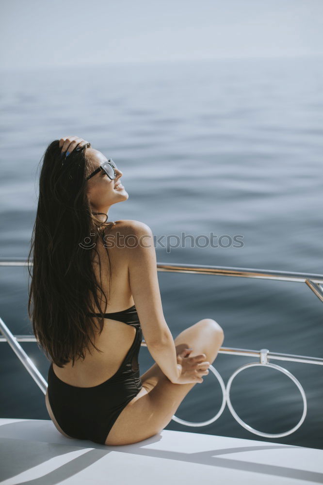 Similar – Image, Stock Photo word lake Eroticism Model