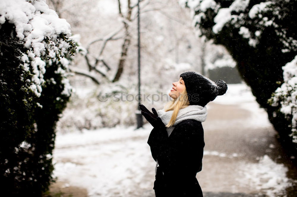 Similar – Foto Bild Winterfreuden Stil Freude