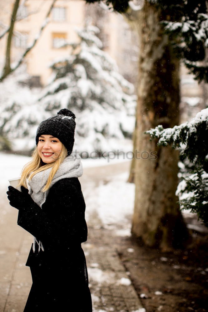 Similar – Image, Stock Photo Portrait of blonde girl in the city