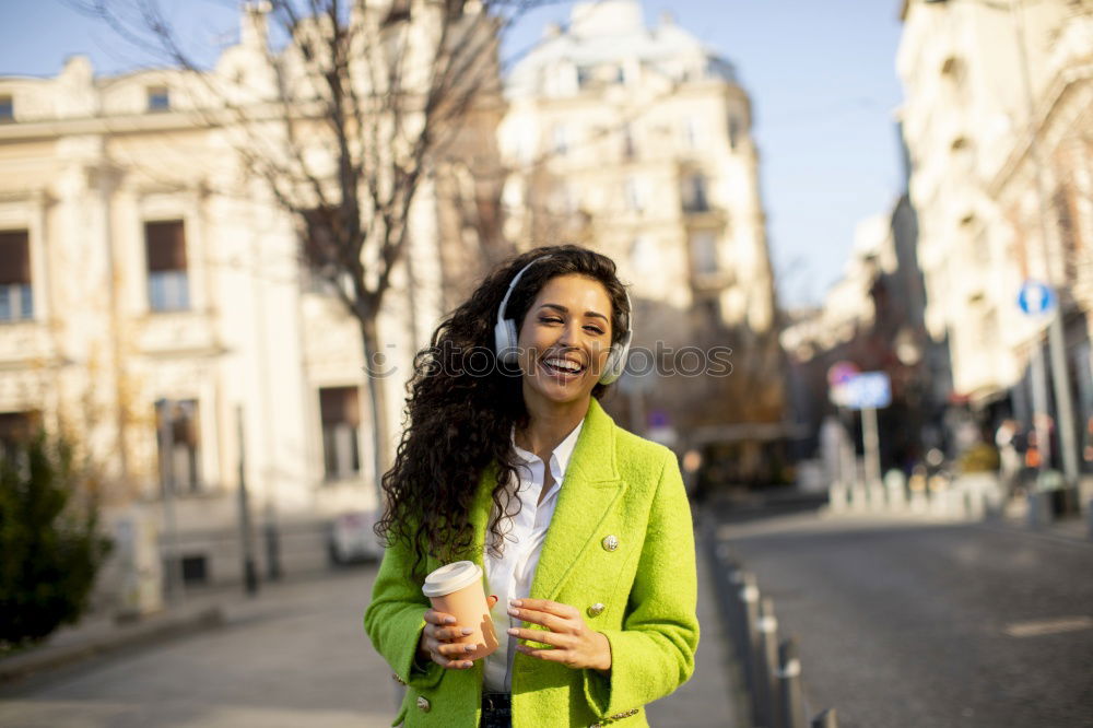 Similar – Image, Stock Photo Brunette woman texting on her mobile phone