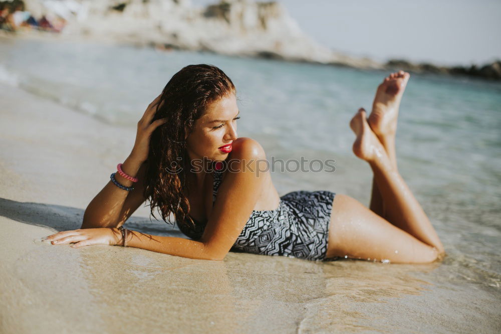 Similar – Girl at English Bay Beach in Vancouver, BC, Canada