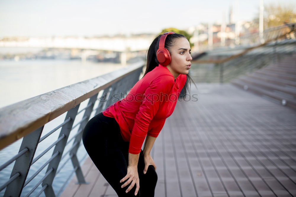 Similar – Image, Stock Photo female runner Lifestyle