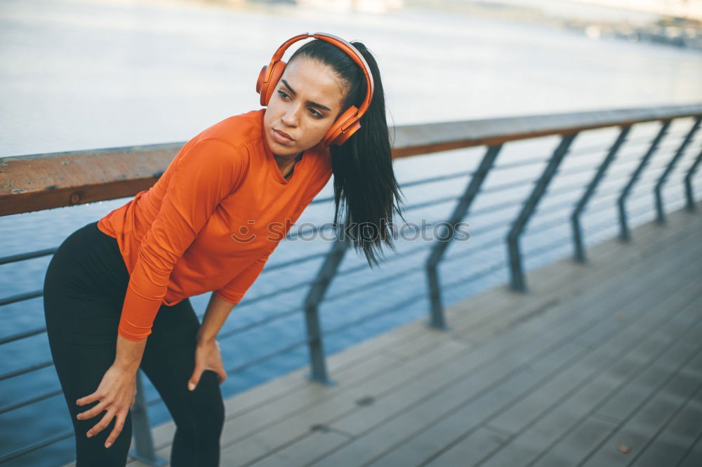 Similar – Image, Stock Photo female runner Lifestyle