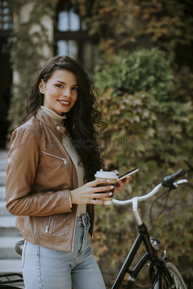 Similar – Happy couple on street