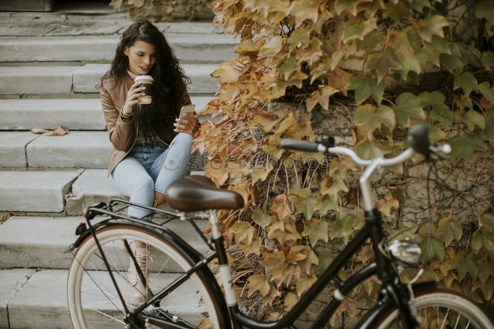 Similar – Image, Stock Photo bicycle. Feminine