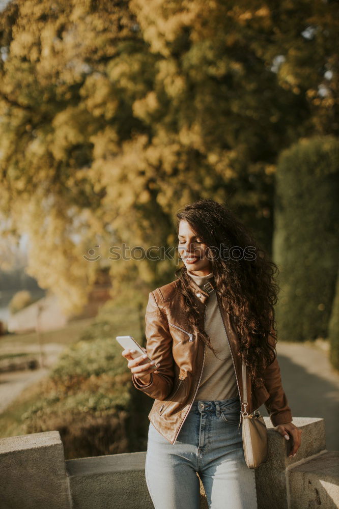 Similar – Image, Stock Photo Young stylish woman on street