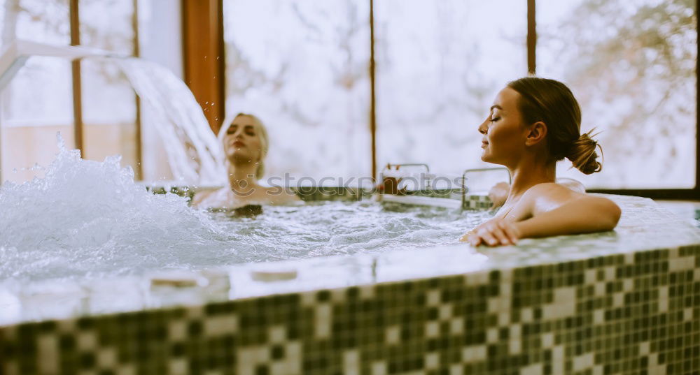 Image, Stock Photo Sensual couple in plunge tub