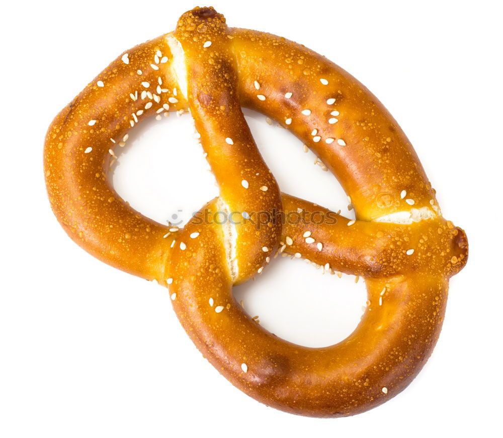 Similar – Image, Stock Photo Love in Bavarian Pretzel